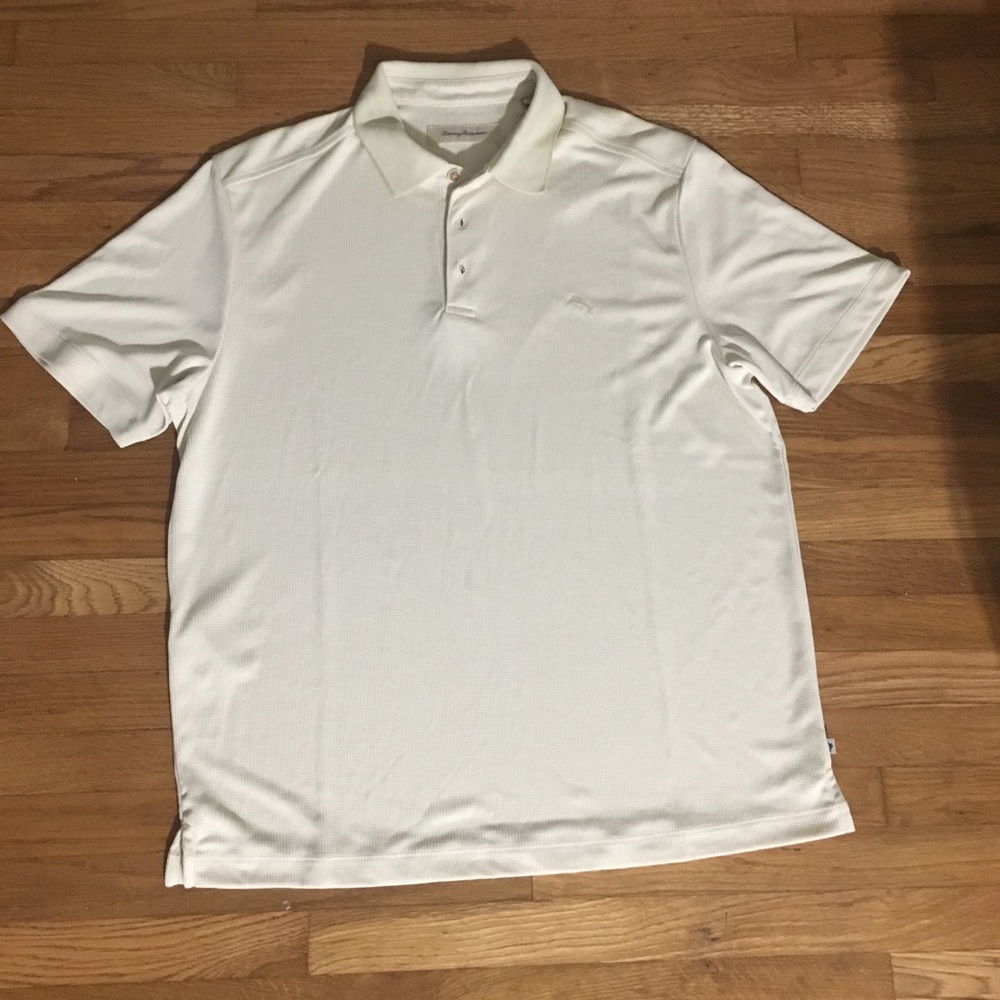 NWOT Tommy Bahama Yellow Polo Shirt Size L